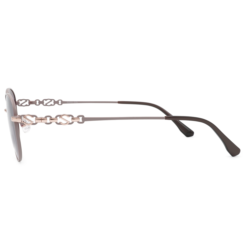 SUPER IDOL | 心動旋律橢圓框太陽眼鏡 | 心儀紫