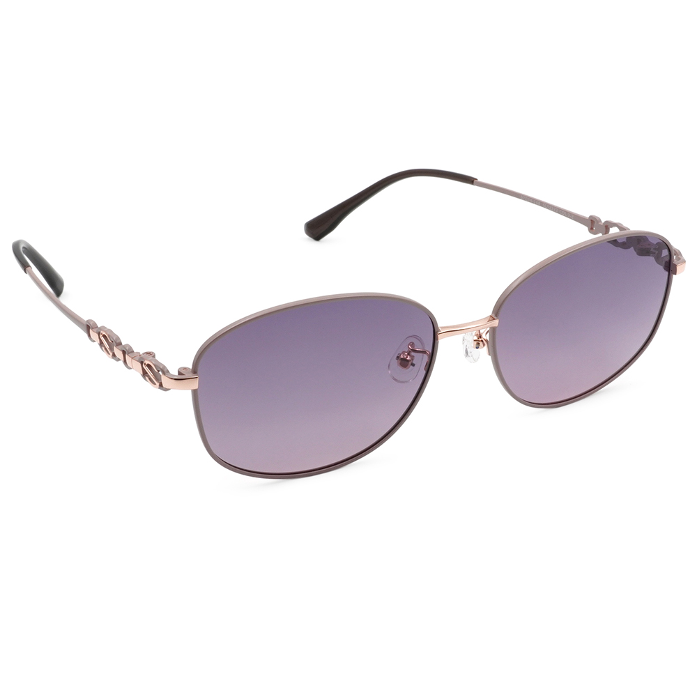 SUPER IDOL | 心動旋律橢圓框太陽眼鏡 | 心儀紫