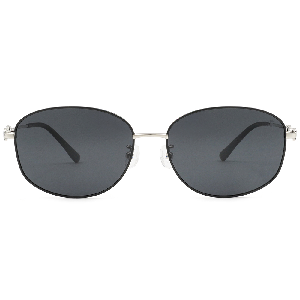 SUPER IDOL | 心動旋律橢圓框太陽眼鏡 | 簡單灰