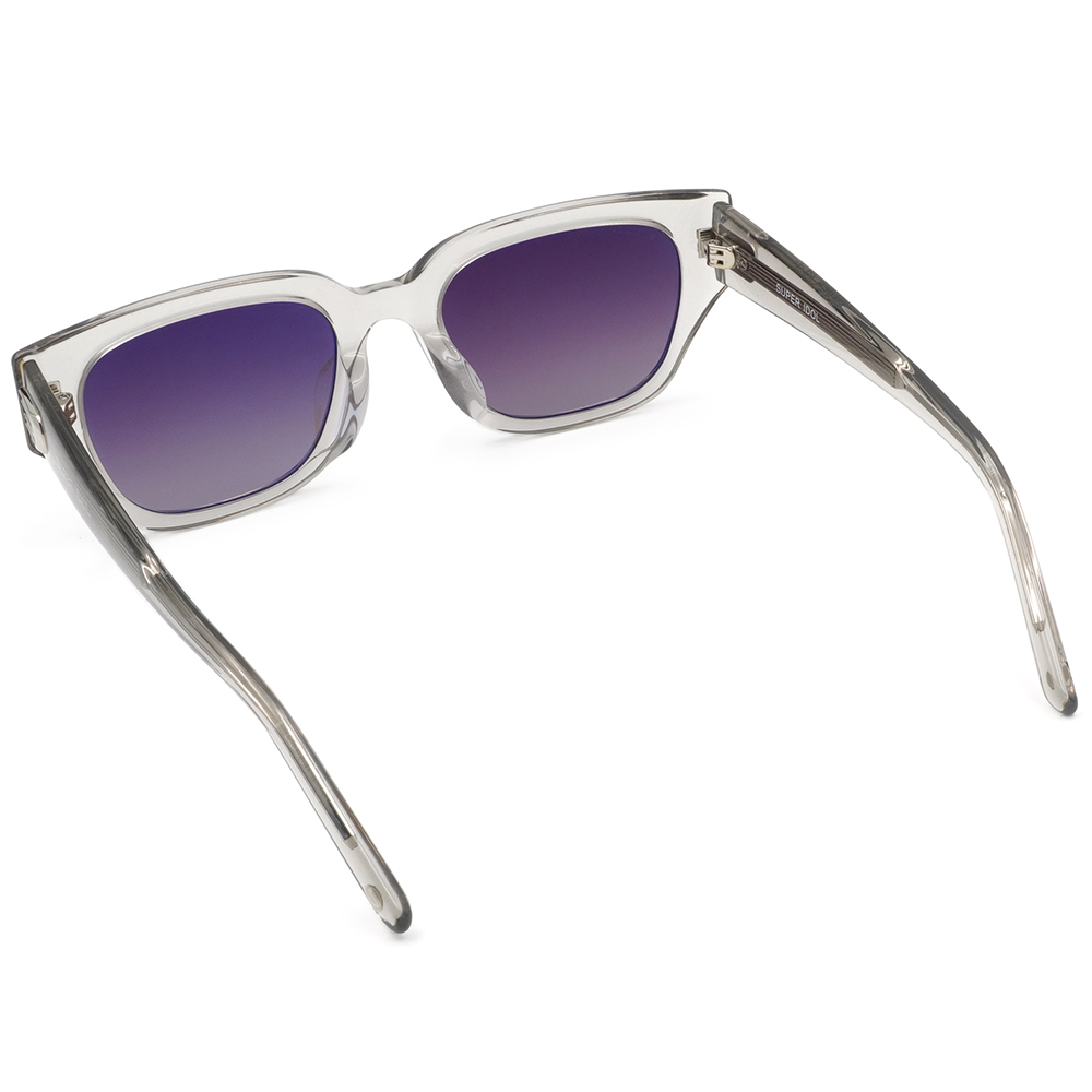 SUPER IDOL | 萬眾矚目長方框太陽眼鏡 | 晨曦透灰