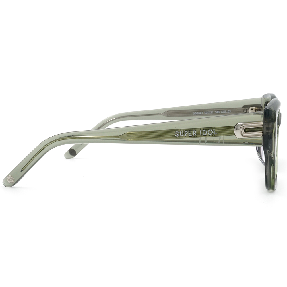 SUPER IDOL | 萬眾矚目長方框太陽眼鏡 | 透雲灰