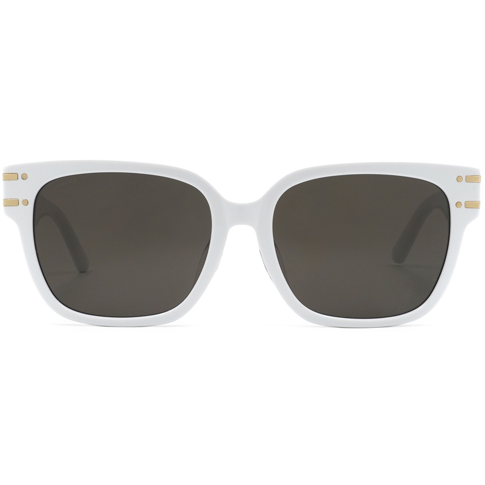 SUPER IDOL | 活力元氣長方框太陽眼鏡 | 時尚白