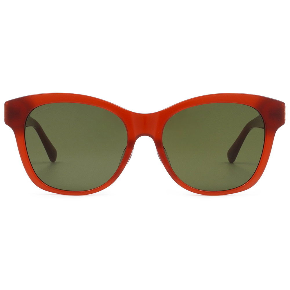 SUPER IDOL | 小香風珍珠多邊框太陽眼鏡 |  珊瑚紅