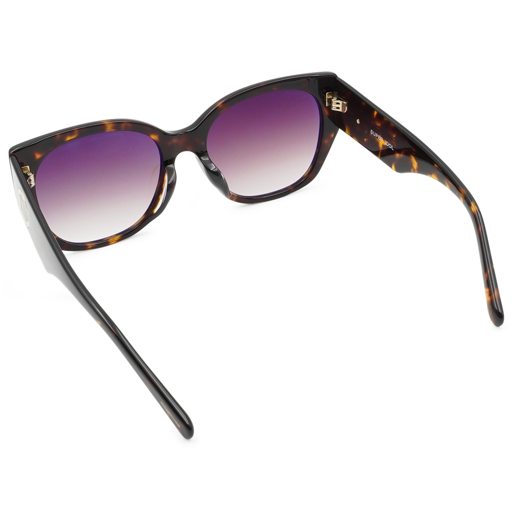 SUPER IDOL | 海邊度假大方框太陽眼鏡 | 豹紋印