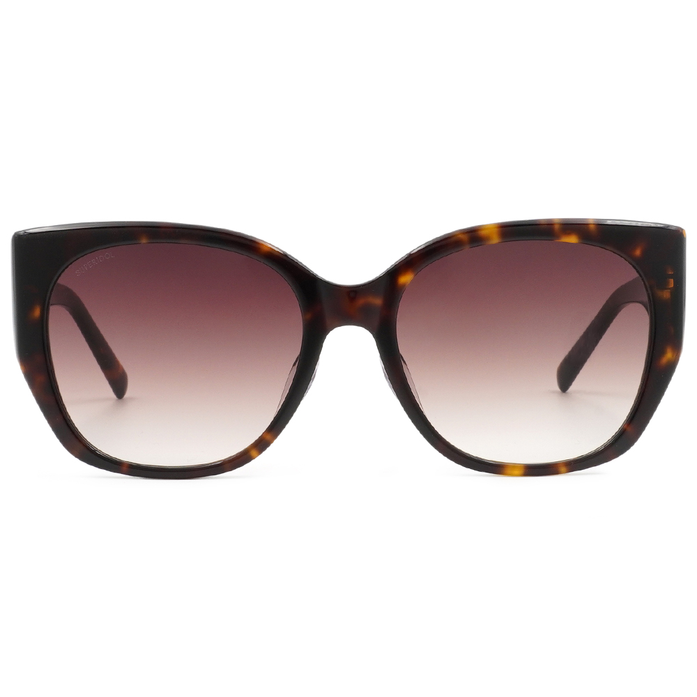 SUPER IDOL | 海邊度假大方框太陽眼鏡 | 豹紋印