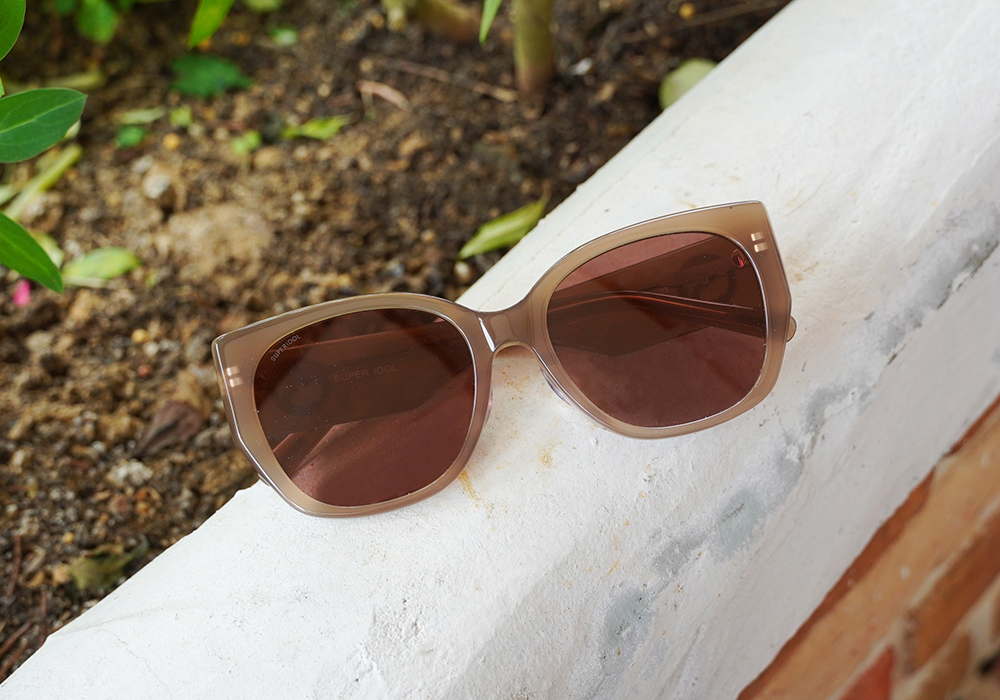 SUPER IDOL | 海邊度假大方框太陽眼鏡 | 可可棕