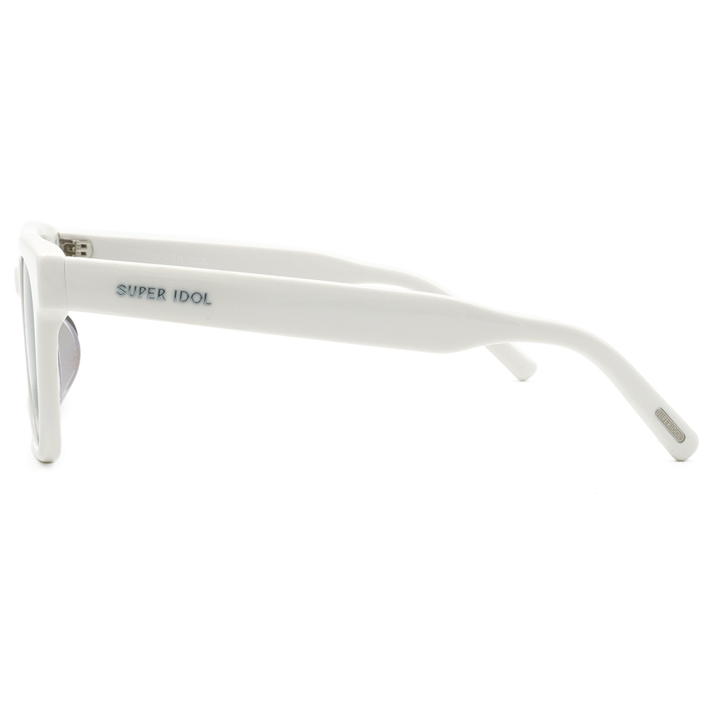 SUPER IDOL | 愜意節奏方框太陽眼鏡 | 香草白