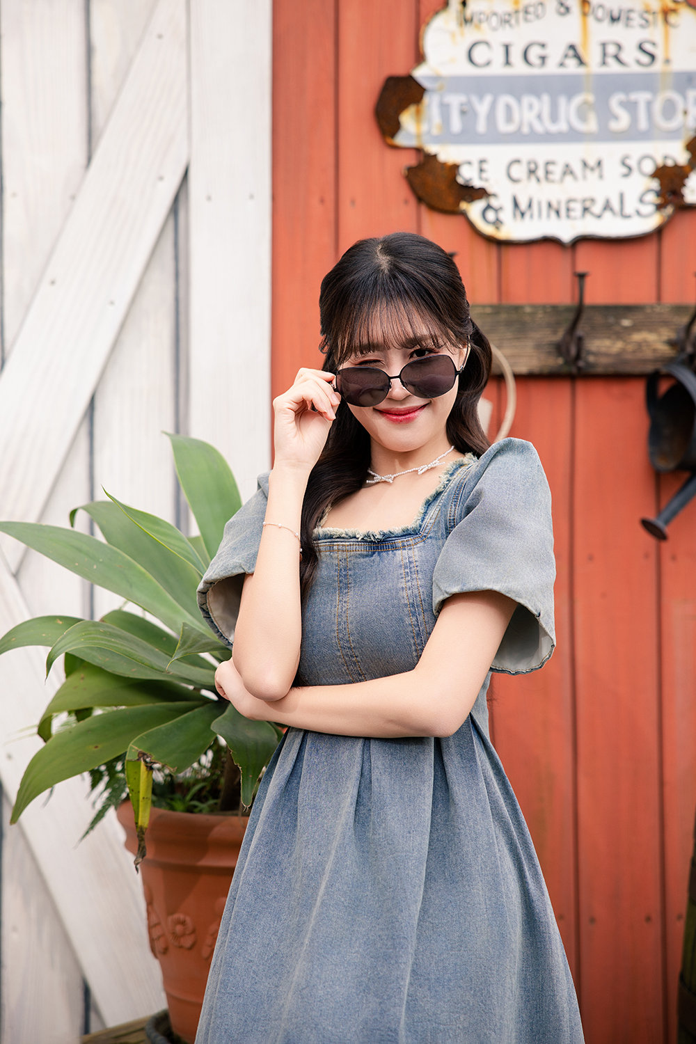 SUPER IDOL | 旅行意義方框太陽眼鏡 | 翱翔黑