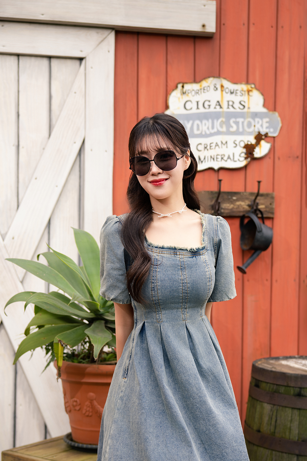 SUPER IDOL | 旅行意義方框太陽眼鏡 | 翱翔黑