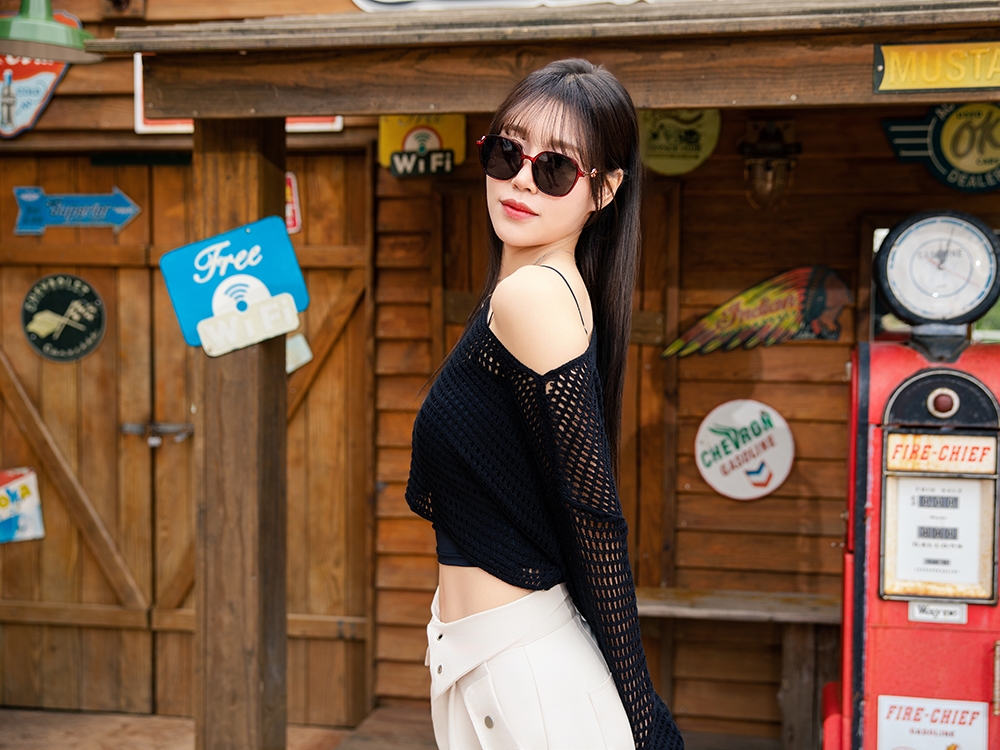 SUPER IDOL | 勢如流星方框太陽眼鏡 | 至尊紅