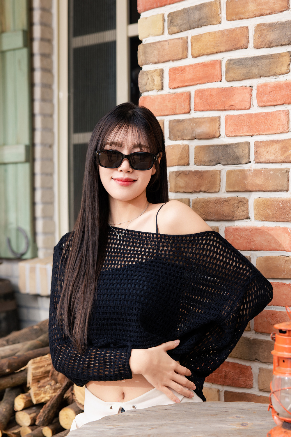 SUPER IDOL | 酷甜必備長方框太陽眼鏡 | 百搭黑