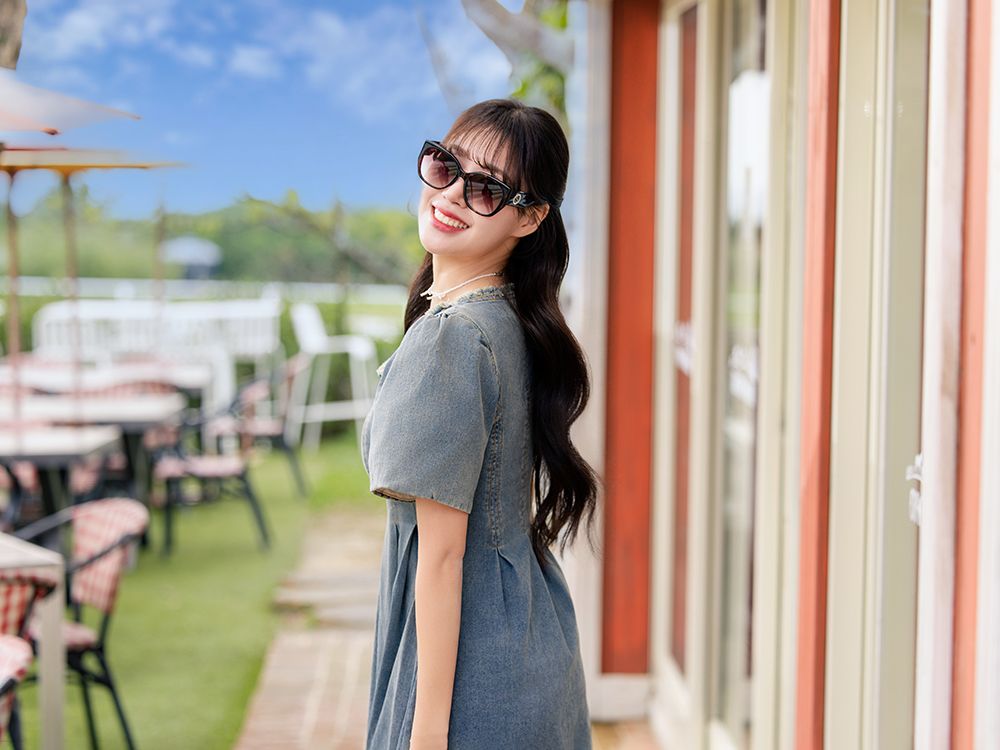 SUPER IDOL | 海邊度假大方框太陽眼鏡 | 豹紋印