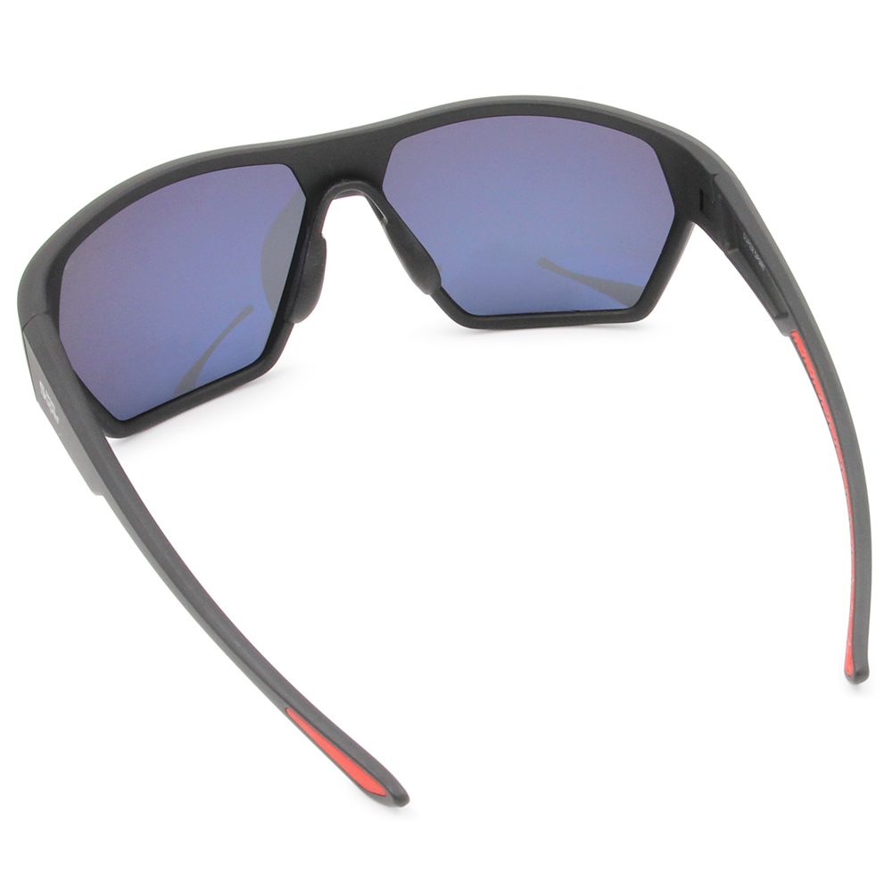 SUPER SPORT | 自由風範方框運動太陽眼鏡 | 黑魅紅影