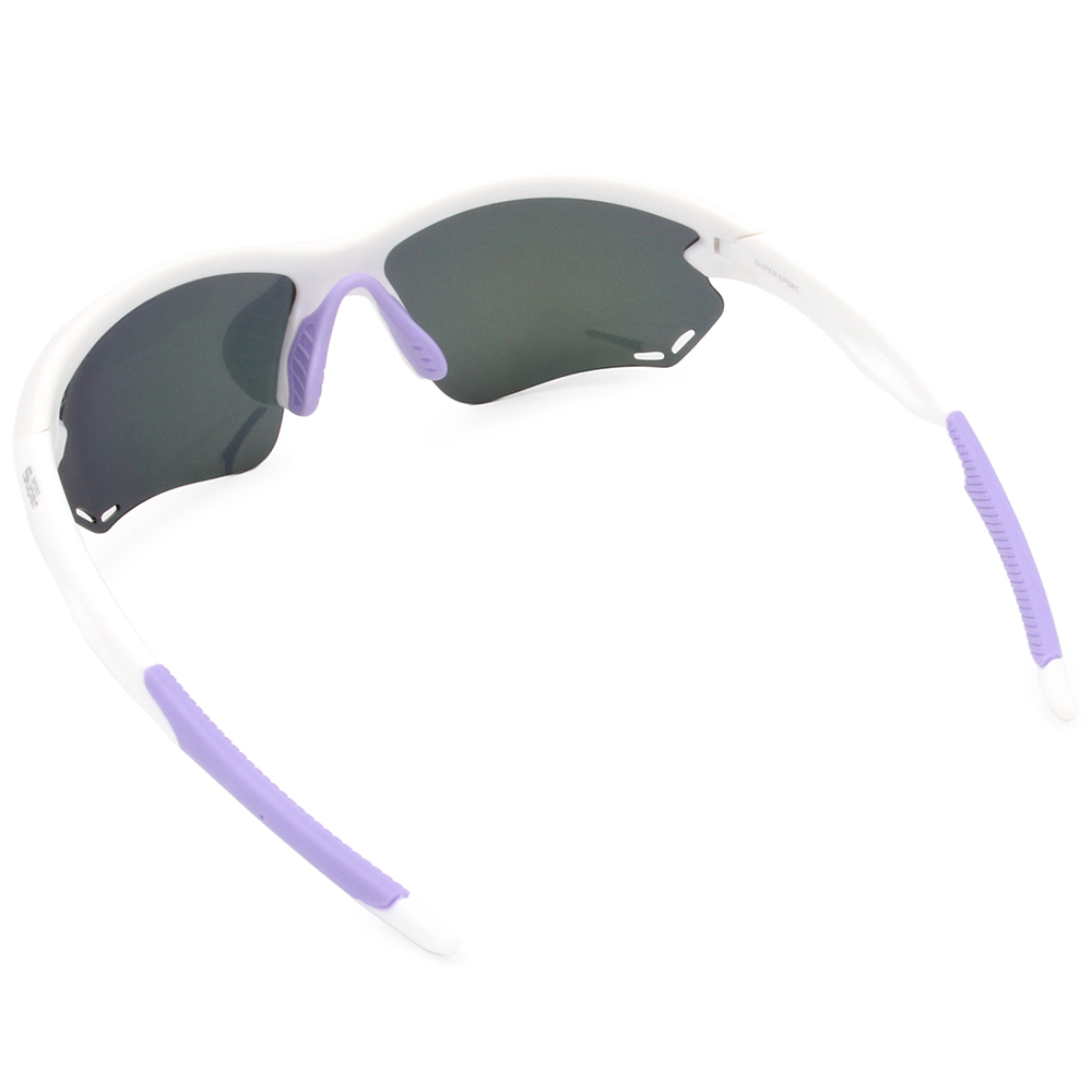 SUPER SPORT | 前衛未來風長方框運動太陽眼鏡 | 夢白紫