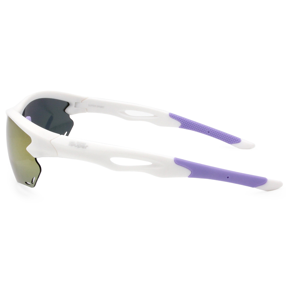 SUPER SPORT | 前衛未來風長方框運動太陽眼鏡 | 夢白紫