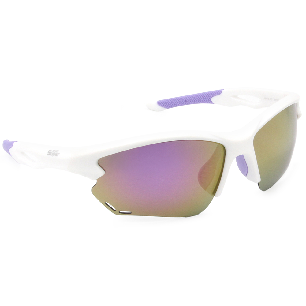 SUPER SPORT | 前衛未來風長方框運動太陽眼鏡 | 夢白紫