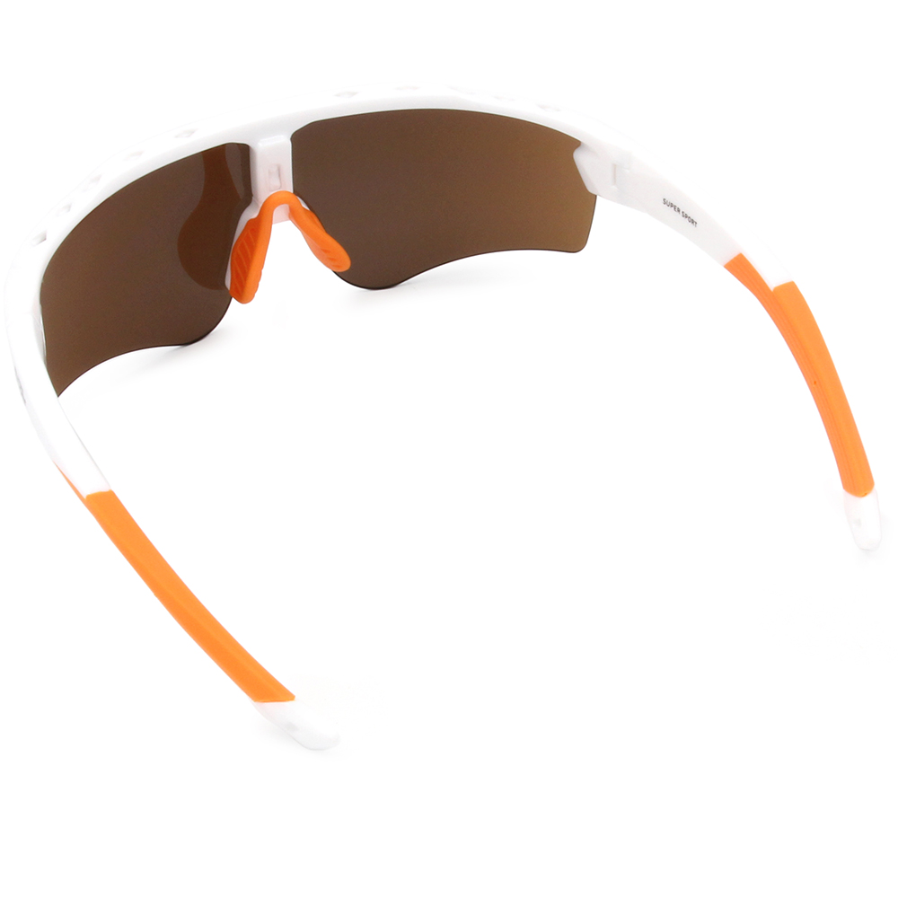 SUPER SPORT | 無所畏懼護眼框太陽眼鏡 | 亮白橘