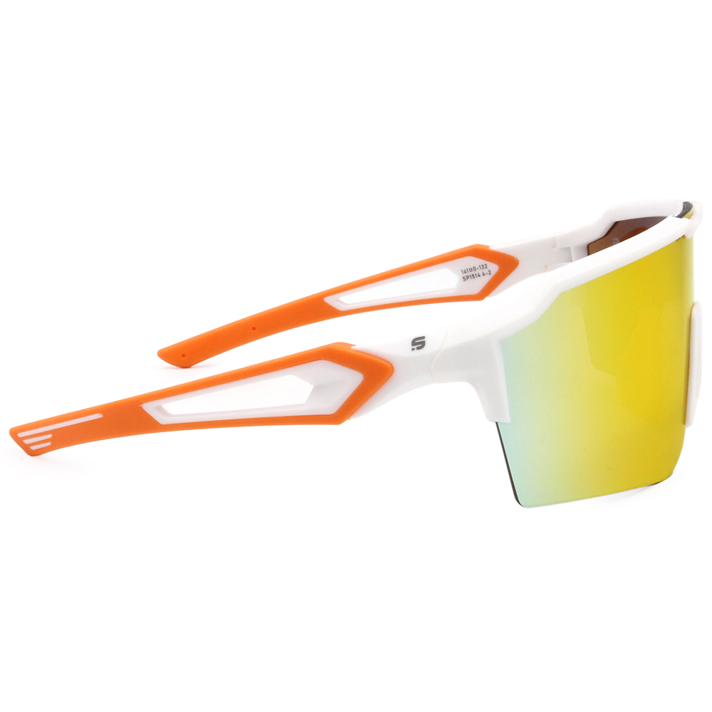SUPER SPORT | 寒川冰影護眼框太陽眼鏡 | 白橙流光