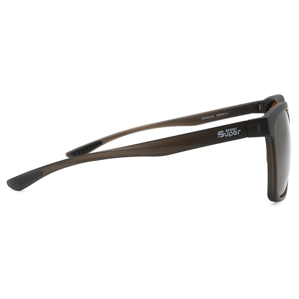 SUPER SPORT | 經典輕巧方框運動太陽眼鏡 | 暖茶咖
