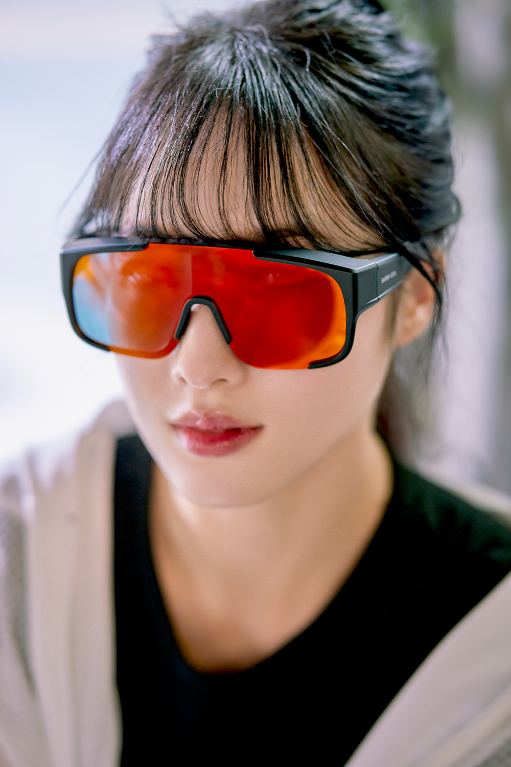 SUPER IDOL | 套鏡 | 熱情洋溢護眼框太陽眼鏡 | 熱血黑