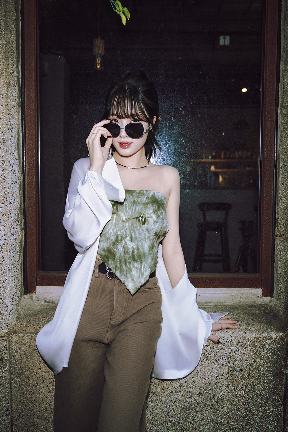 SUPER IDOL | 旅行意義方框太陽眼鏡 | 蒂芬妮綠