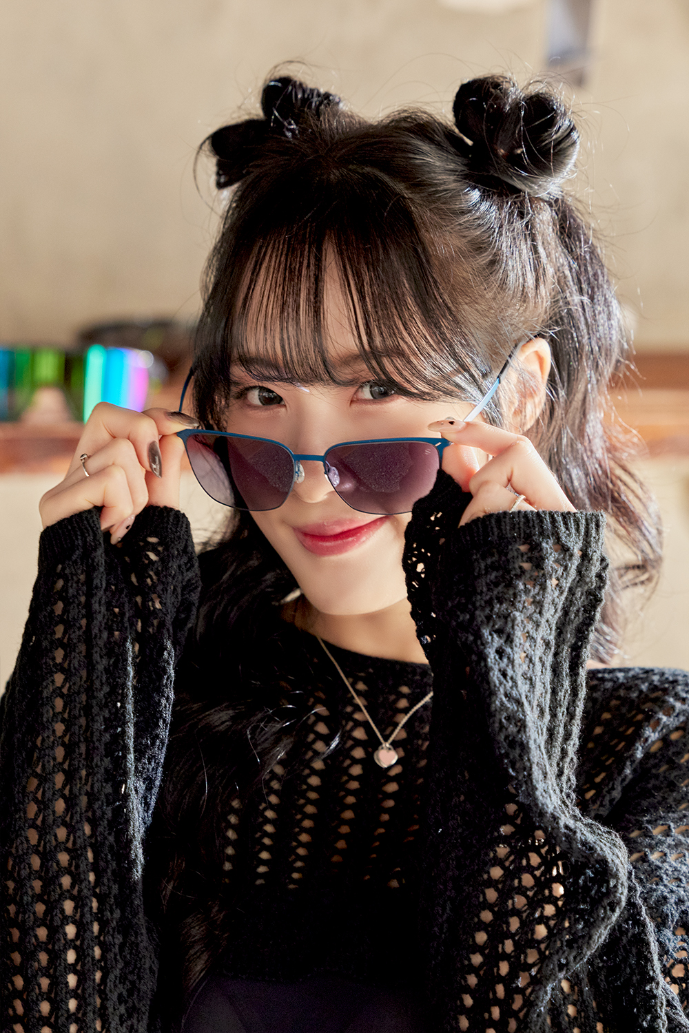 SUPER IDOL | 風度翩翩長方框太陽眼鏡 | 孔雀綠