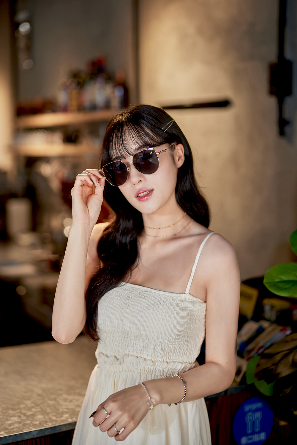 SUPER IDOL | 都市品味多邊框太陽眼鏡 | 櫻花粉