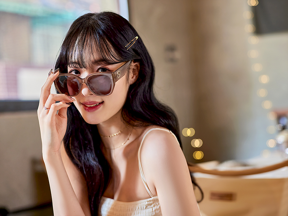 SUPER IDOL | 海邊度假大方框太陽眼鏡 | 可可棕