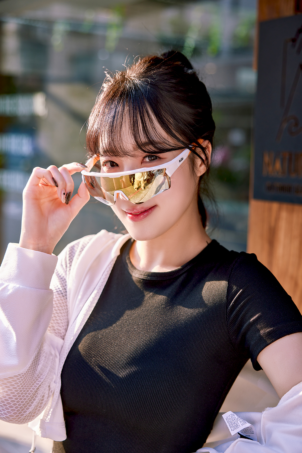 SUPER SPORT | 無所畏懼護眼框太陽眼鏡 | 亮白橘