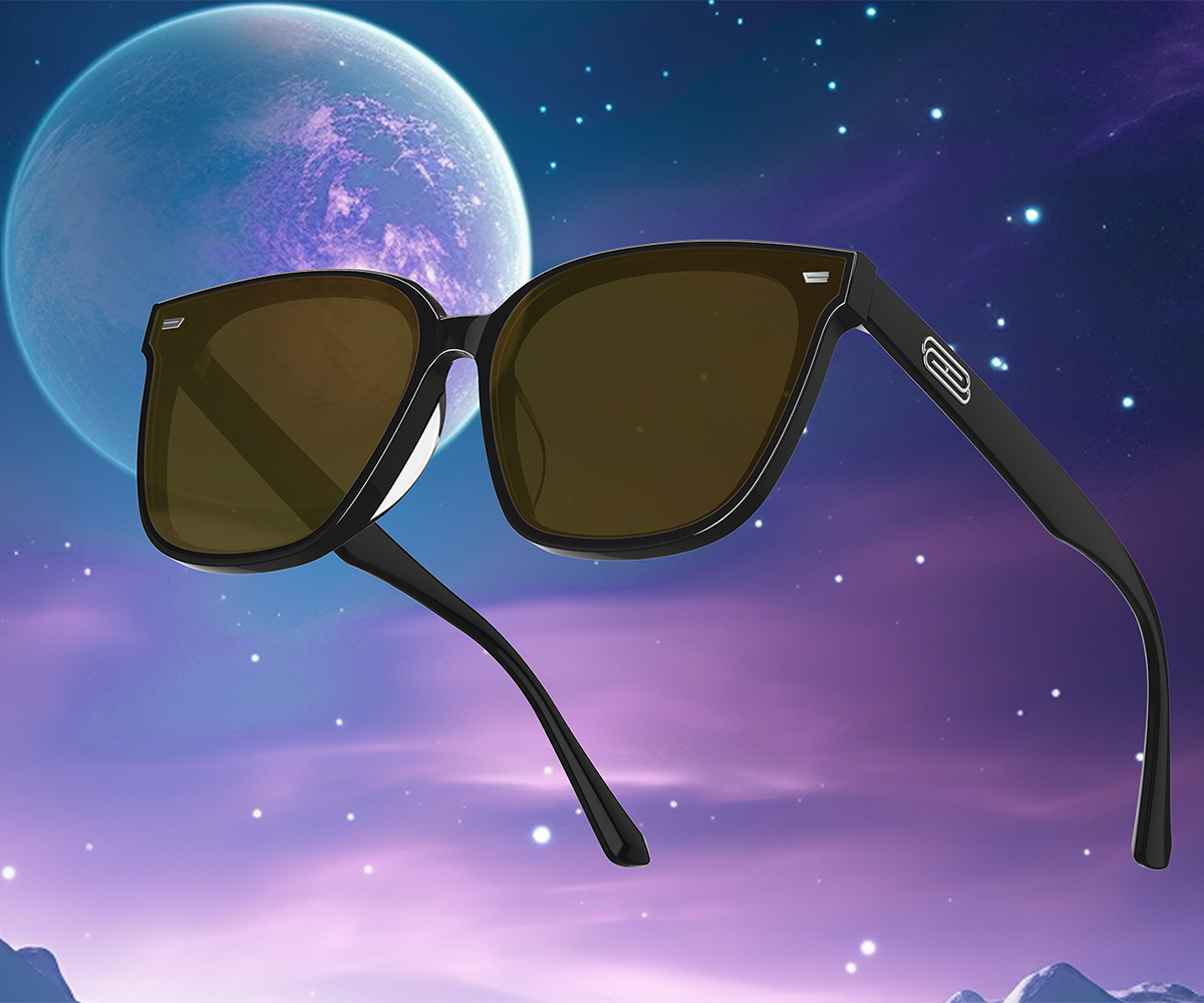 Helen Keller 鏡面密語大方框太陽眼鏡 密語黑