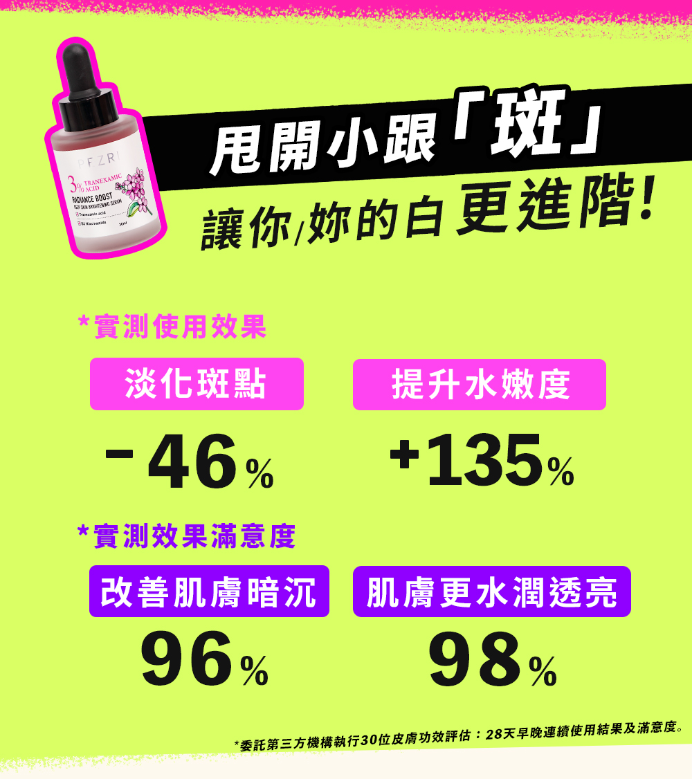準女王 透白光圈精華液30ml｜PEZRI派翠胜肽保養專家