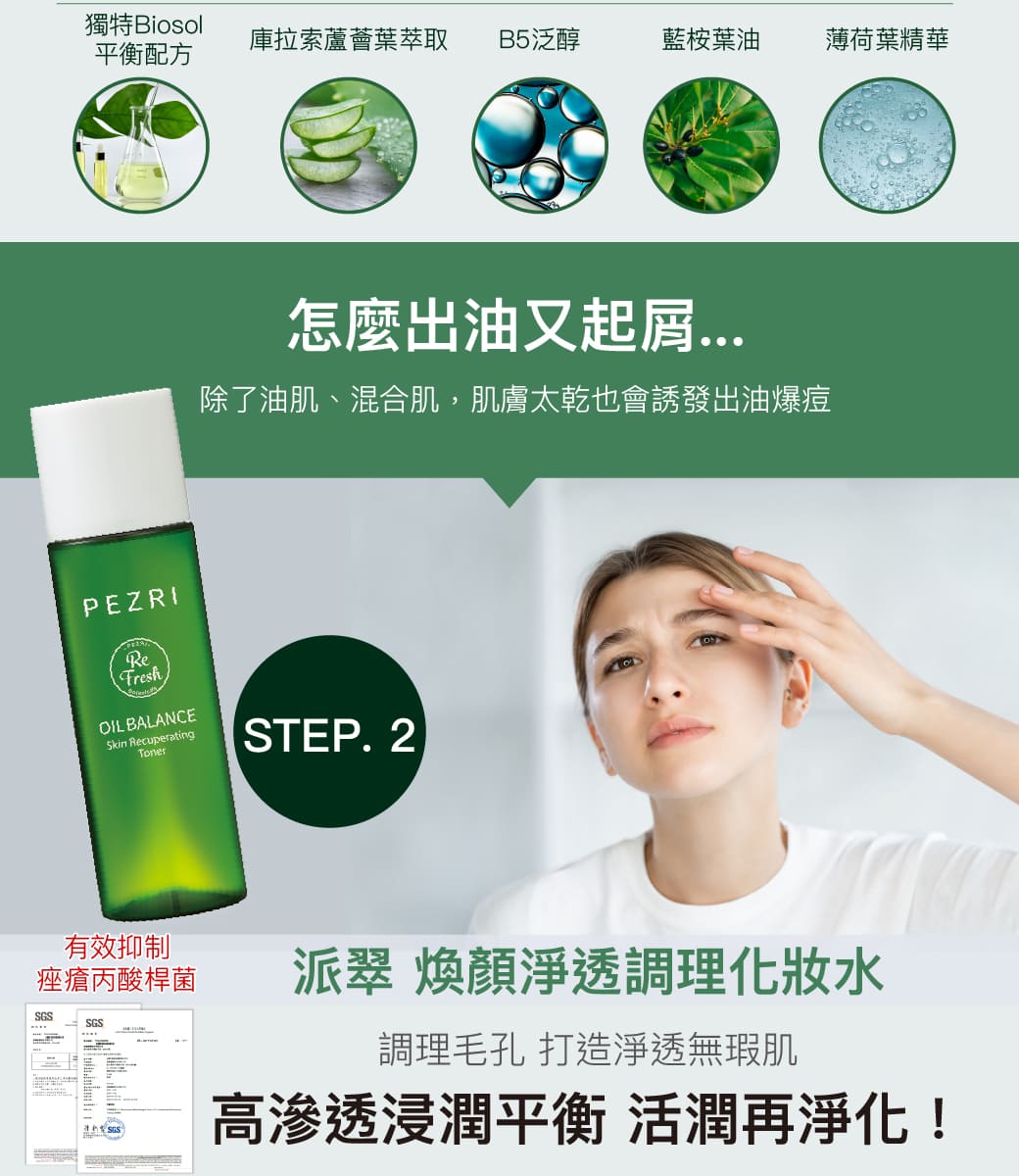 【PEZRI派翠】煥顏淨透抗痘凝膠18ml