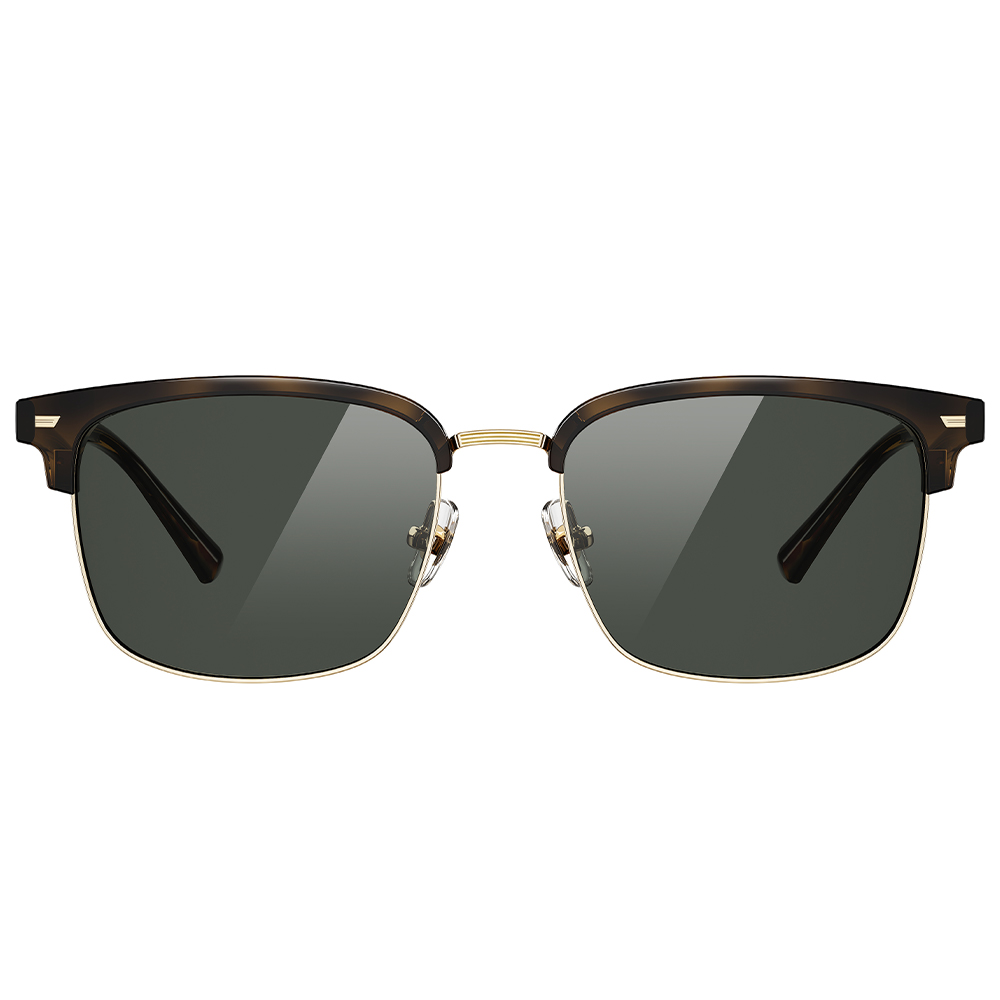 Helen Keller 都市隱者眉框太陽眼鏡 琥珀棕