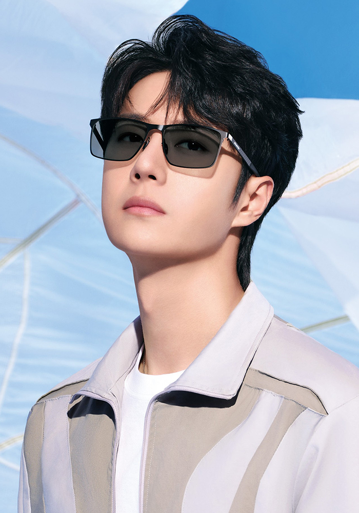 Helen Keller 街域系長方框太陽眼鏡 淡影黑