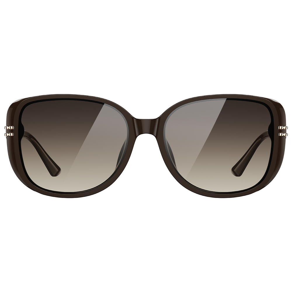 Helen Keller 城市光譜大方框太陽眼鏡 焦糖拿鐵棕