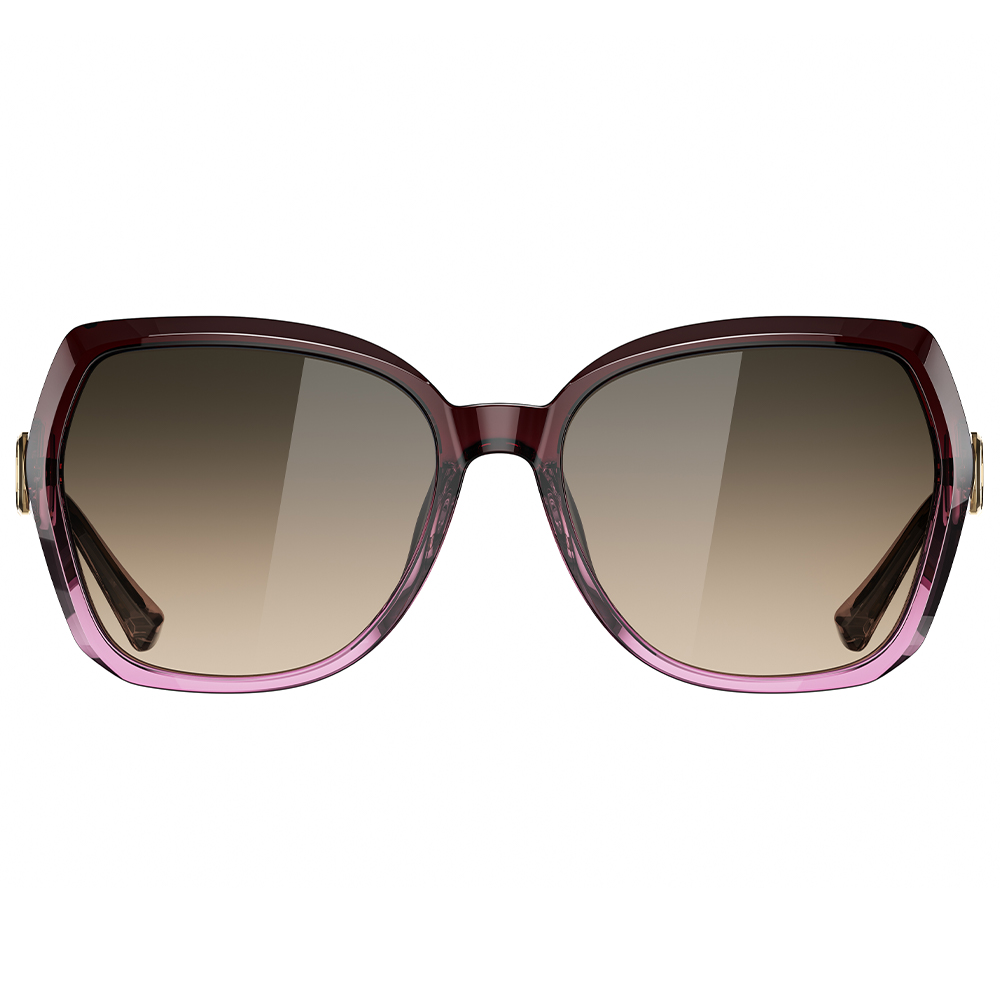 Helen Keller 無界多邊框太陽眼鏡 魅紫紅