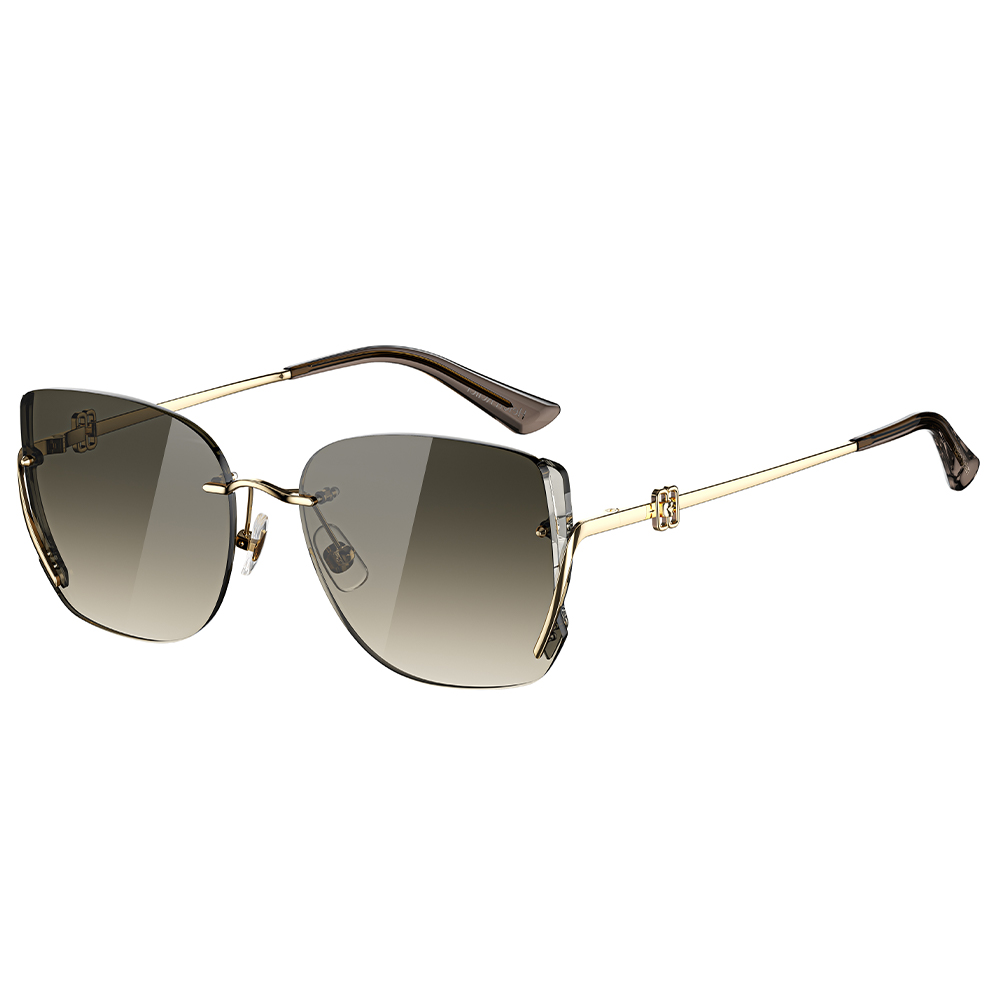 Helen Keller 晶嶼大方框太陽眼鏡 漸層茶色