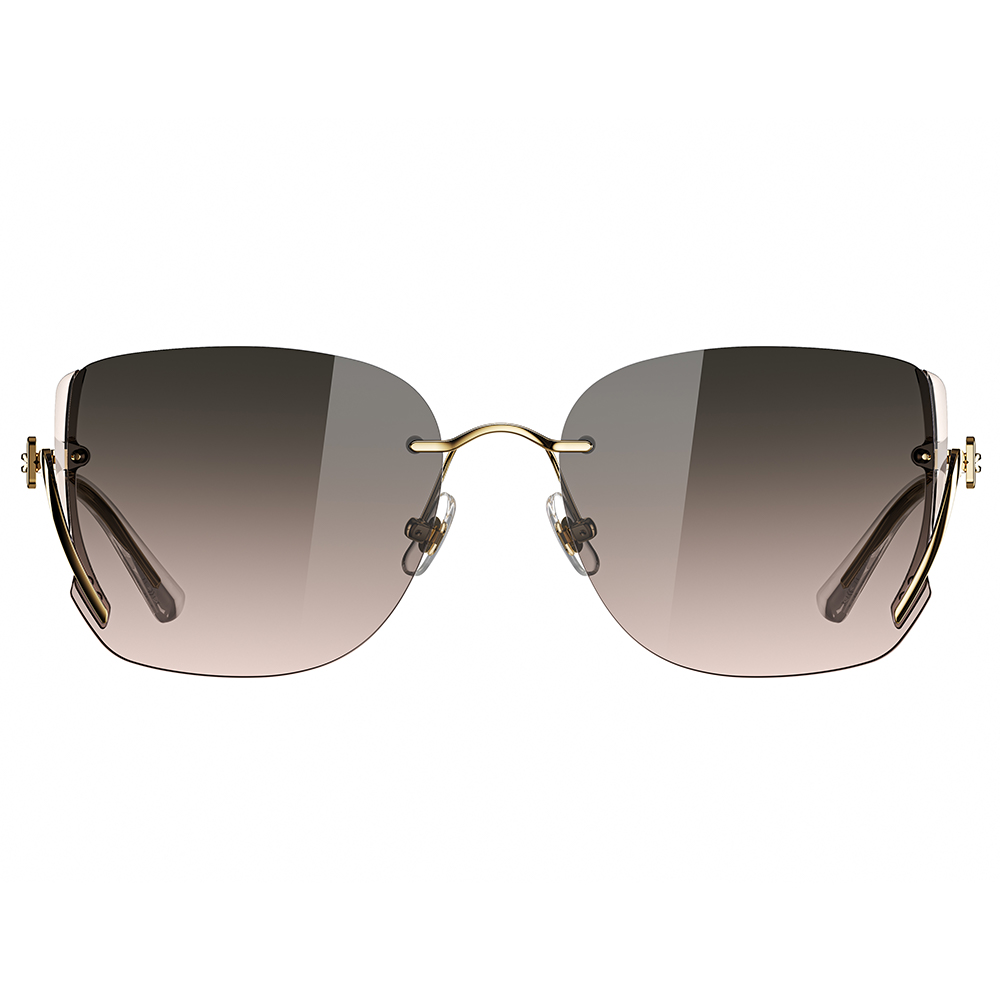 Helen Keller 晶嶼大方框太陽眼鏡 香檳粉