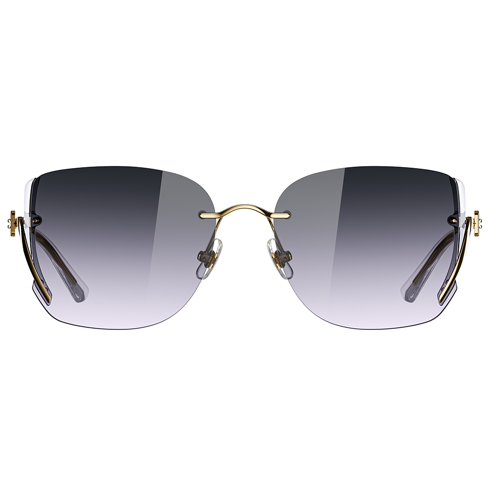 Helen Keller 晶嶼大方框太陽眼鏡 灰粉