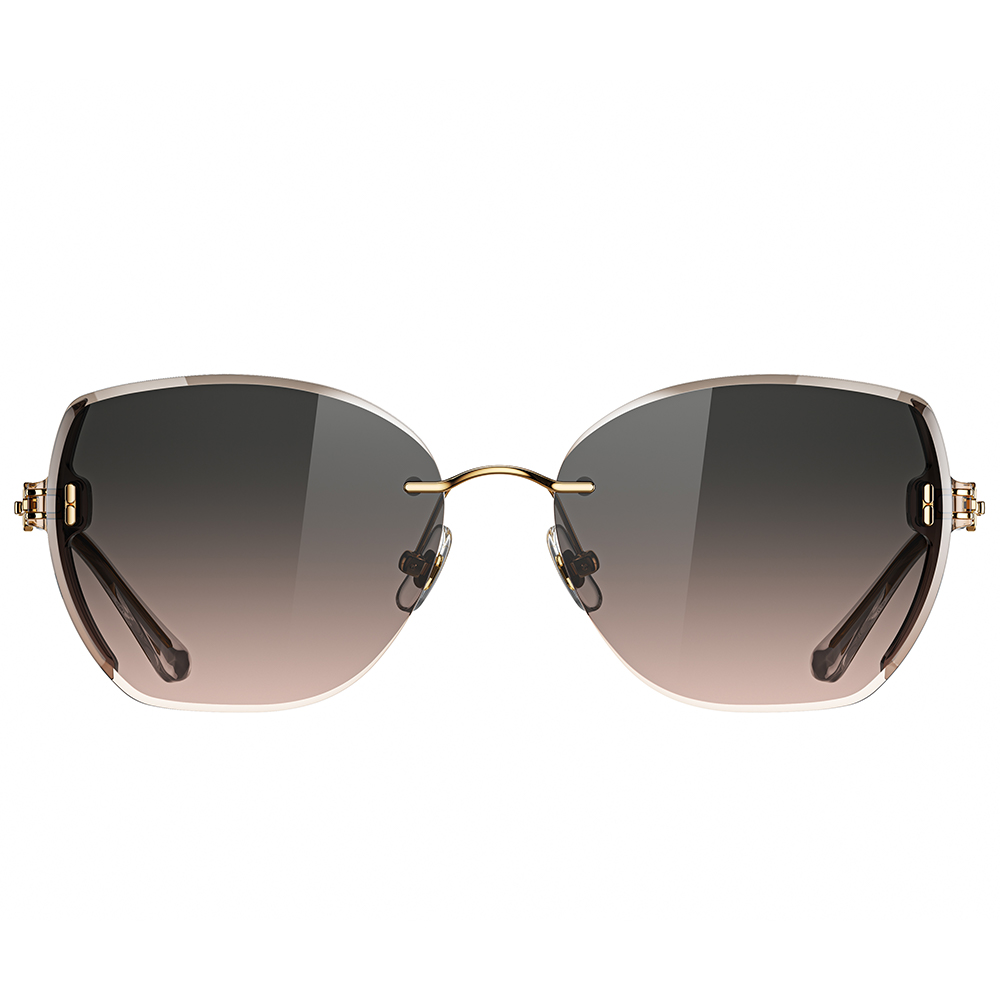 Helen Keller 琢光多邊框太陽眼鏡 柔暮茶