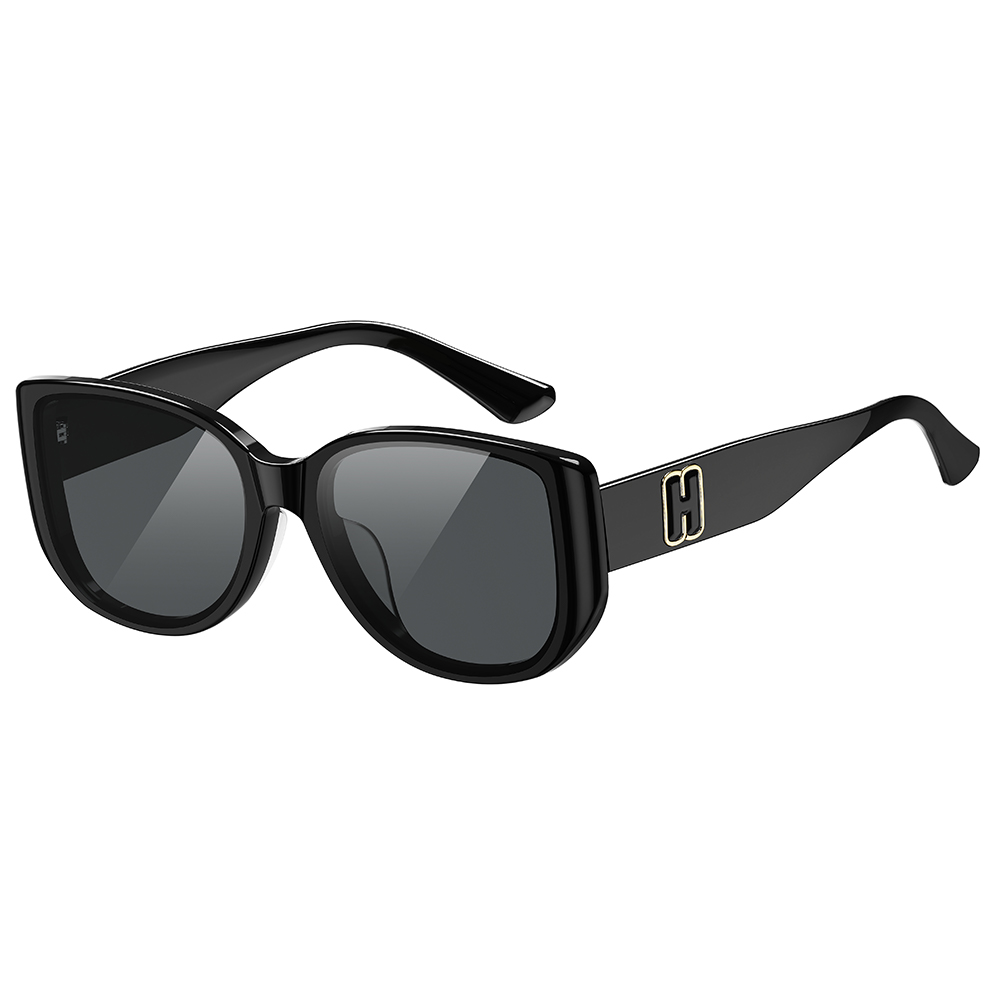 Helen Keller 俐落面大方框太陽眼鏡 月光黑