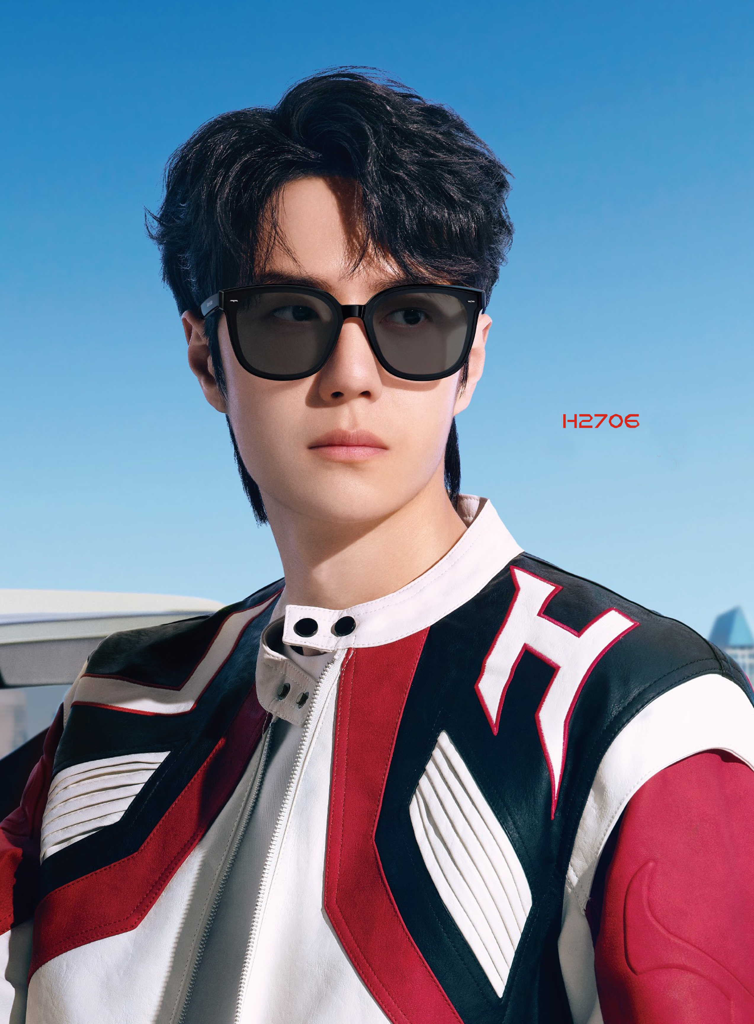 Helen Keller 夏日微光大方框太陽眼鏡 日映黑