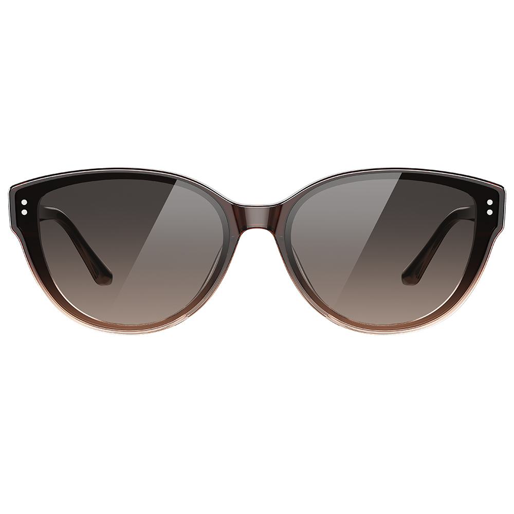 Helen Keller 絕界貓眼框太陽眼鏡 茶粉