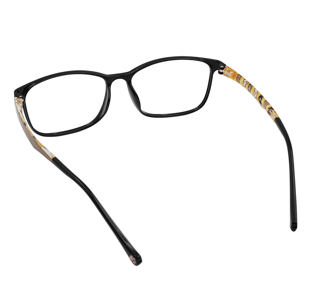 K-DESIGN動物聯萌 | 肉球日記 長方框眼鏡 | 極光黑