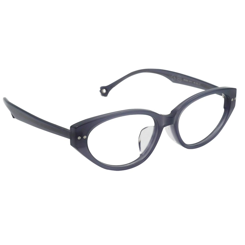 K-DESIGN動物聯萌 | 浮光貓語掛飾 貓眼框眼鏡 | 晨霧藍