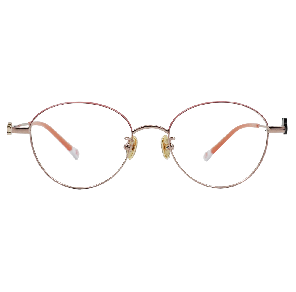 K-DESIGN動物聯萌 | 喵星夥伴小配飾 圓框眼鏡 | 莓果粉