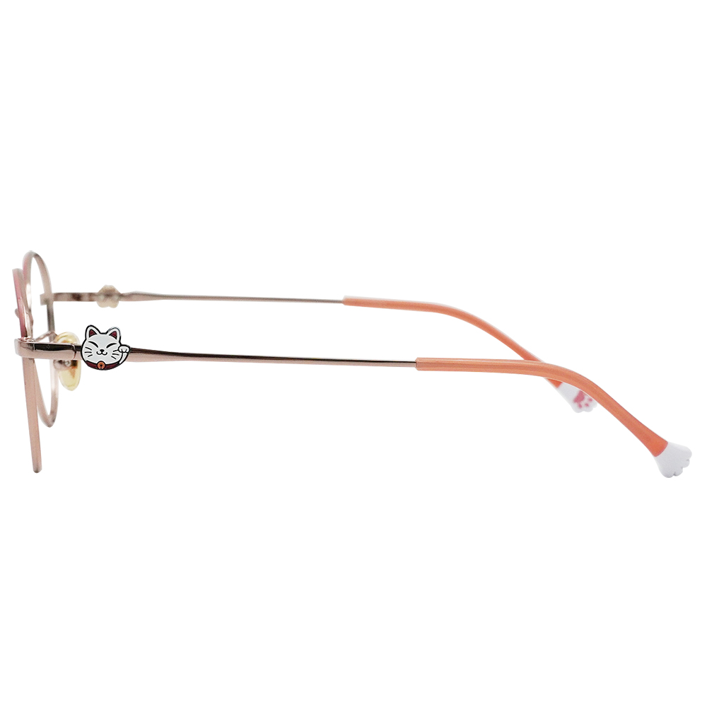 K-DESIGN動物聯萌 | 喵星夥伴小配飾 圓框眼鏡 | 莓果粉