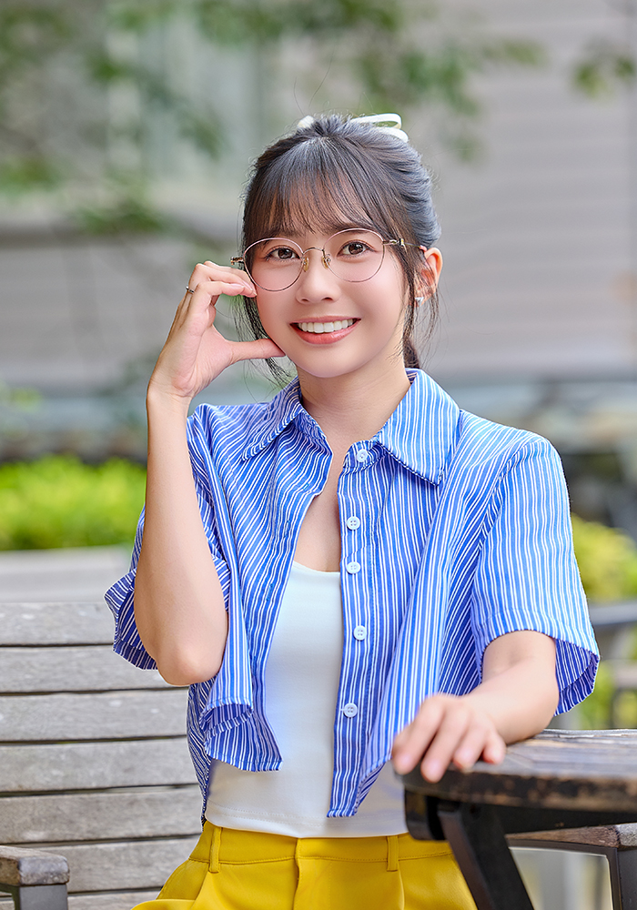 K-DESIGN動物聯萌 | 喵星夥伴小配飾 圓框眼鏡 | 莓果粉