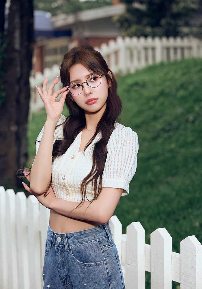 K-DESIGN動物聯萌 | 喵星夥伴小配飾 圓框眼鏡 | 羽影黑