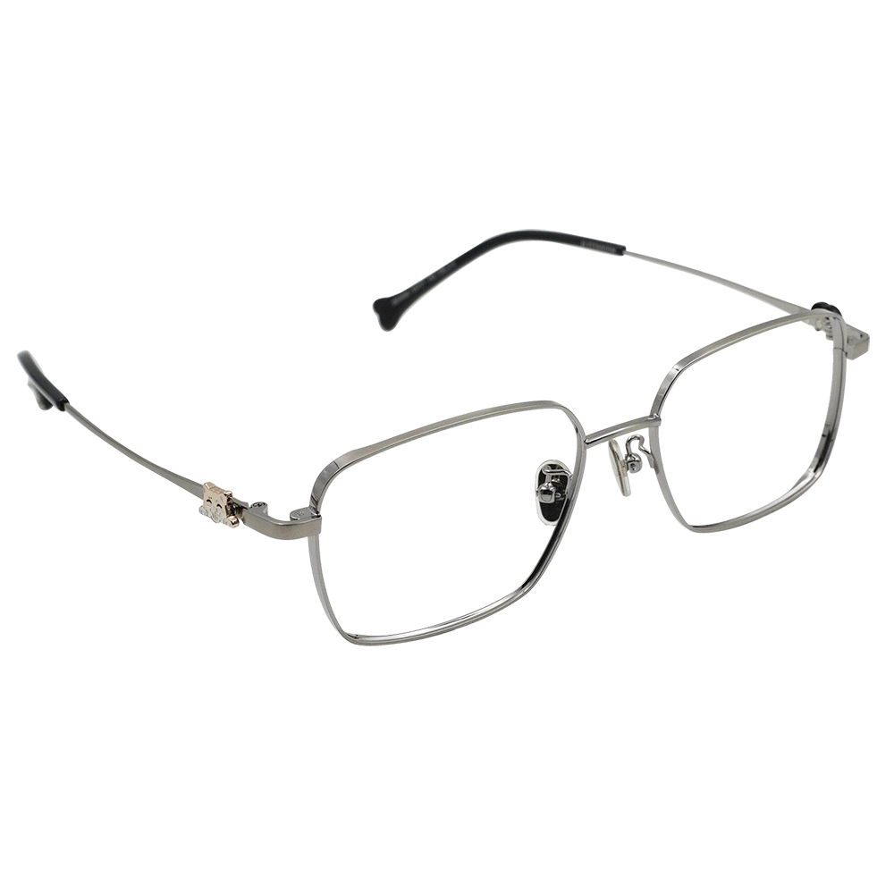 K-DESIGN動物聯萌 | 汪星樂園小配飾 長方框眼鏡 | 科技銀